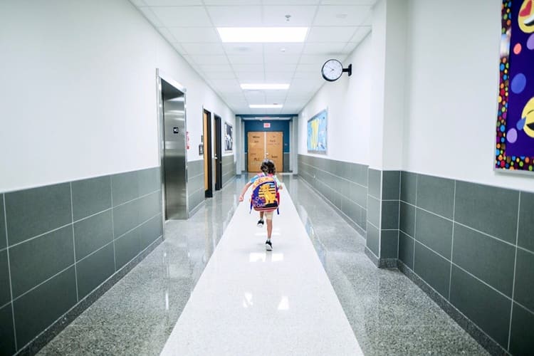 Fases de la limpieza de colegios