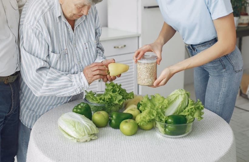 Nutrición saludable para las personas mayores