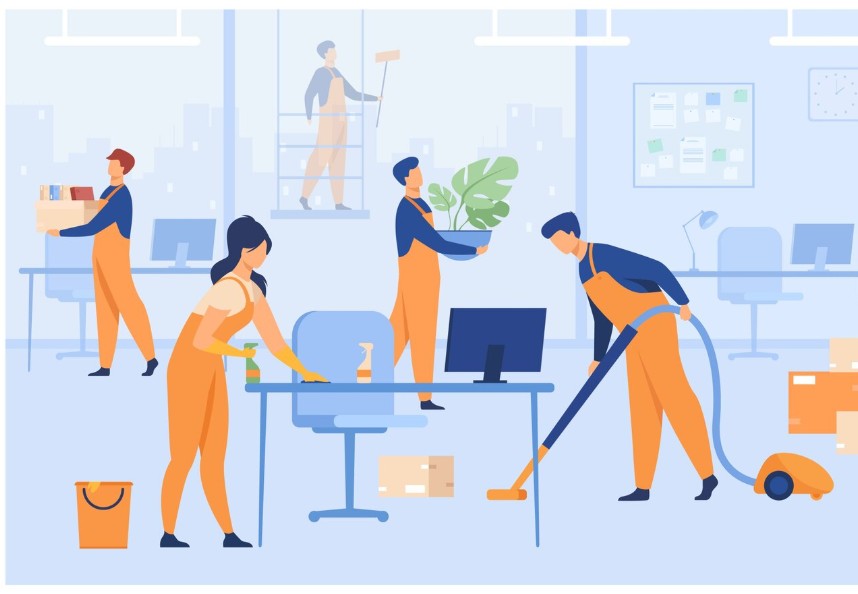 La productividad laboral en relación con las oficinas limpias