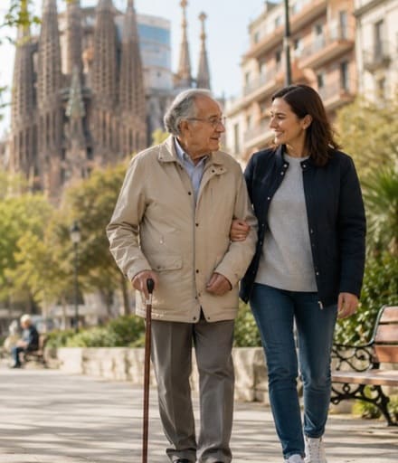 Acompañamiento personas mayores en Barcelona