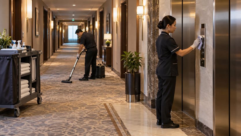 Servicio de limpieza de hoteles en Barcelona